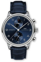 IWC Portuguese Chrono-Rattrapante Stainless Steel / Blue / Boutique Milano Laureus (IW3714-90)