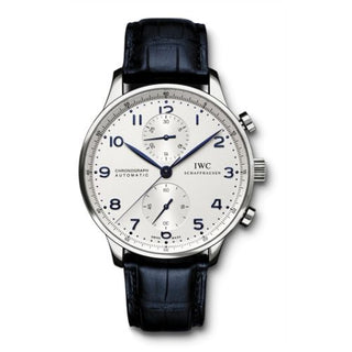 IWC - IW3714-17  Portuguese Chrono-Automatic Stainless Steel / Silver