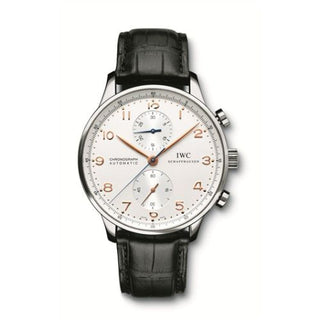 IWC - IW3714-45  Portuguese Chrono-Automatic Stainless Steel / Silver