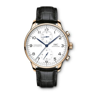 IWC - IW3716-03  Portugieser Chronograph "150 Years" Red Gold / White