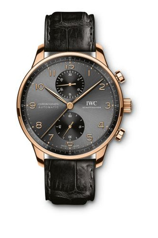 IWC - IW3716-10  Portugieser Chronograph Red Gold / Grey