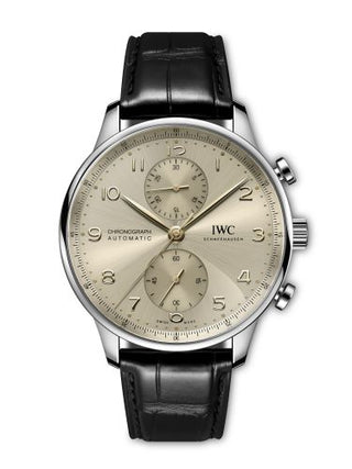 IWC - IW3716-24  Portugieser Chronograph Stainless Steel / Dune