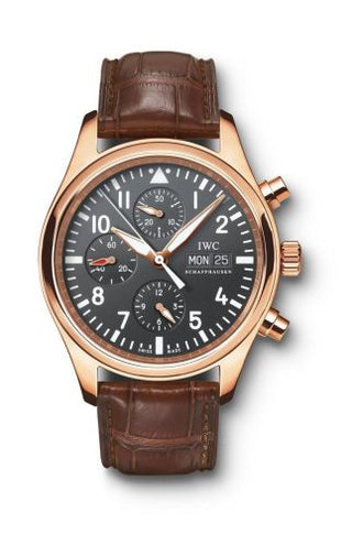 IWC - IW3717-13  Pilot's Watch Chronograph Rose Gold / Black / Strap