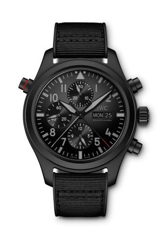 IWC - IW3718-15  Pilot's Watch Double Chronograph Top Gun Ceratanium