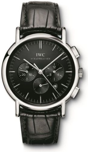 IWC - IW3724-04  Portofino Chronograph MecaQuartz Stainless Steel / Black