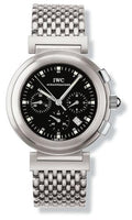 IWC  Da Vinci SL Chronograph MecaQuartz Stainless Steel / White / Croco (IW3728-05)