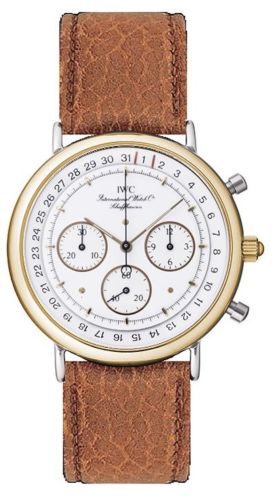 IWC - IW3731-03  Portofino Chronograph MecaQuartz Stainless Steel / Yellow Gold / White / Alligator