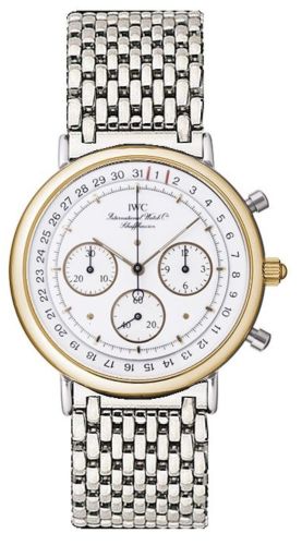 IWC - IW3731-04  Portofino Chronograph MecaQuartz Stainless Steel / Yellow Gold / White / Bracelet