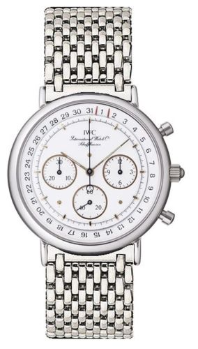 IWC - IW3731-06  Portofino Chronograph MecaQuartz Stainless Steel / White / Bracelet