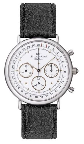 IWC - IW3731-07  Portofino Chronograph MecaQuartz Stainless Steel / White / Calf