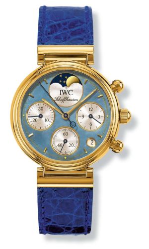 IWC - IW3736-09  Kleine Da Vinci Yellow Gold / Blue MOP