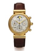 IWC - IW3750-04  Da Vinci Perpetual Yellow Gold / White / French