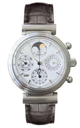 IWC - IW3750-11  Da Vinci Perpetual Stainless Steel / White / German