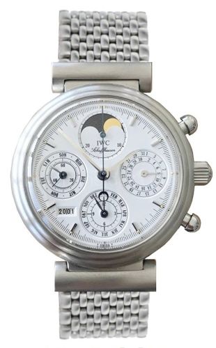 IWC - IW3750-19  Da Vinci Perpetual Stainless Steel / White / German / Bracelet