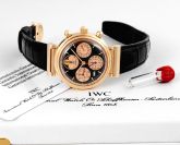 IWC - IW3750-25  Da Vinci Perpetual Red Gold / Black / English