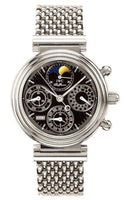 IWC Da Vinci Perpetual Stainless Steel / Black / Italian (IW3750-33)