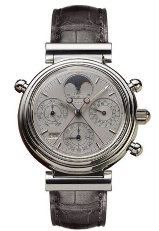 IWC - IW3751-01  Da Vinci Perpetual Rattrapante Platinum / Silver / German