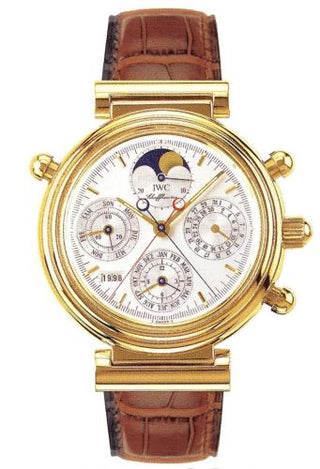 IWC - IW3751-05  Da Vinci Perpetual Rattrapante Yellow Gold / Silver / German