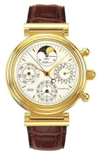 IWC - IW3752-02  Da Vinci Tourbillon Yellow Gold / Italian