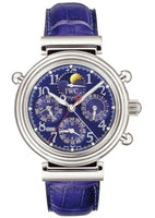 IWC Da Vinci Perpetual Rattrapante Platinum / Blue / German (IW3754-06)