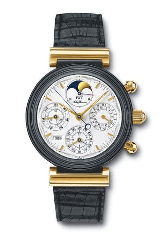 IWC - IW3755-01  Da Vinci Perpetual Black Ceramic / Yellow Gold / White / German