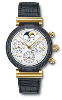 IWC Da Vinci Perpetual White Ceramic / Yellow Gold / White / English (IW3755-03)