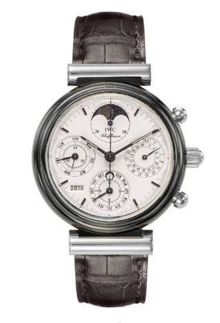 IWC - IW3755-09  Da Vinci Perpetual Black Ceramic / White Gold / White / English