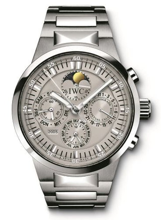 IWC - IW3756-05  GST Perpetual Calendar Stainless Steel / Grey / German