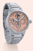 IWC - IW3756-11  GST Perpetual Calendar Stainless Steel / Salmon / English