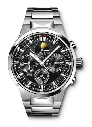 IWC - IW3756-13  GST Perpetual Calendar Stainless Steel / Black / German