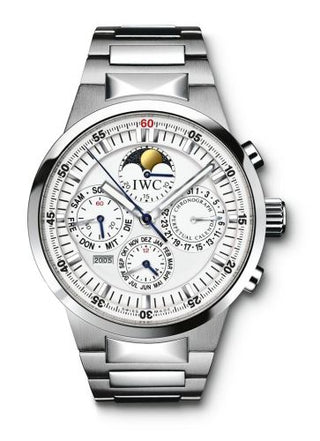 IWC - IW3756-17  GST Perpetual Calendar Stainless Steel / White / German