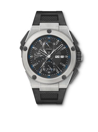 IWC - IW3765-01  Ingenieur Double Chronograph Titanium / Black