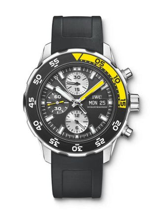 IWC - IW3767-02  Aquatimer Chronograph Stainless Steel / Black / Rubber