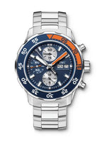 IWC Aquatimer Automatic Stainless Steel / Blue / Rubber / Expedition Jacques-Yves Cousteau (IW3767-03)