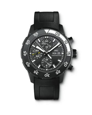 IWC - IW3767-05  Aquatimer Chronograph Stainless Steel / Black / Rubber / Galapagos Islands