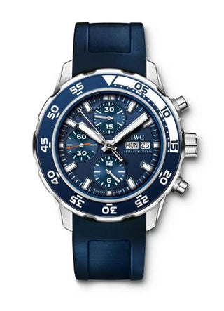 IWC - IW3767-11  Aquatimer Chronograph Stainless Steel / Blue / Rubber