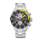 IWC - IW3767-01  Aquatimer Chronograph Stainless Steel / Black / Bracelet