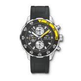 IWC - IW3767-02  Aquatimer Chronograph Stainless Steel / Black / Rubber