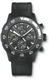 IWC - IW3767-05  Aquatimer Chronograph Stainless Steel / Black / Rubber / Galapagos Islands