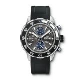 IWC - IW3767-06  Aquatimer Chronograph Stainless Steel / Grey / Rubber / Cousteau Divers 2010 