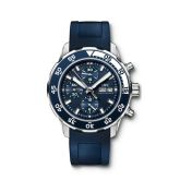 IWC - IW3767-11  Aquatimer Chronograph Stainless Steel / Blue / Rubber