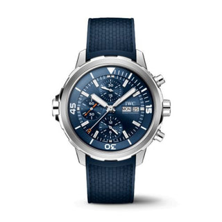 IWC - IW3768-06  Aquatimer Chronograph Stainless Steel / Blue / Rubber