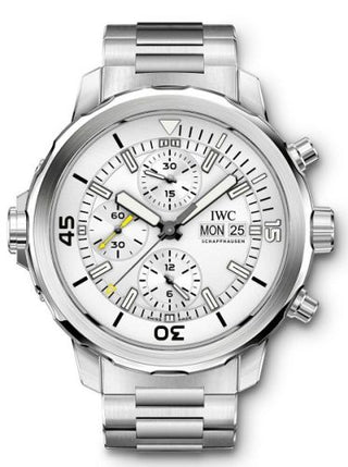 IWC - IW3768-02  Aquatimer Chronograph Stainless Steel / Silver / Bracelet