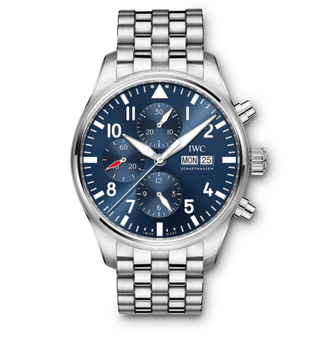 IWC - IW3777-17  Pilot's Watch Chronograph Stainless Steel / Le Petit Prince / Bracelet