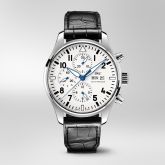 IWC - IW3777-25  Pilot's Watch Chronograph Edition 150 Years Stainless Steel / White