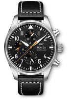 IWC Pilot's Watch Chronograph Stainless Steel / 20th Anniversary Watches of Switzerland (IW3777-27)