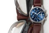 IWC - IW3777-06  Pilot's Watch Chronograph Stainless Steel / Le Petit Prince / Strap