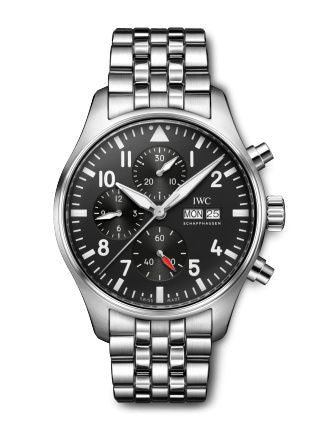 IWC - IW3780-02  Pilot's Watch Chronograph Stainless Steel / Black