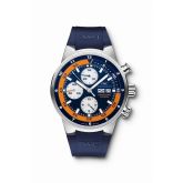 IWC - IW3781-01  Aquatimer Chronograph Stainless Steel / Blue / Rubber / Cousteau Divers 2007