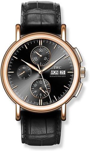 IWC - IW3783-05  Portofino Chronograph Rose Gold / Black